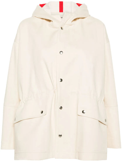 Hooded Twill Parka Jacket