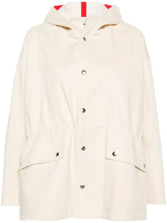 Hooded Twill Parka Jacket