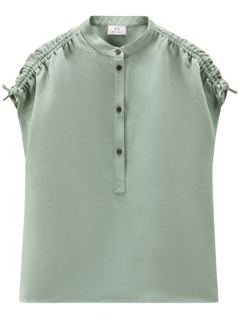 Ruched Sleeveless Shirt