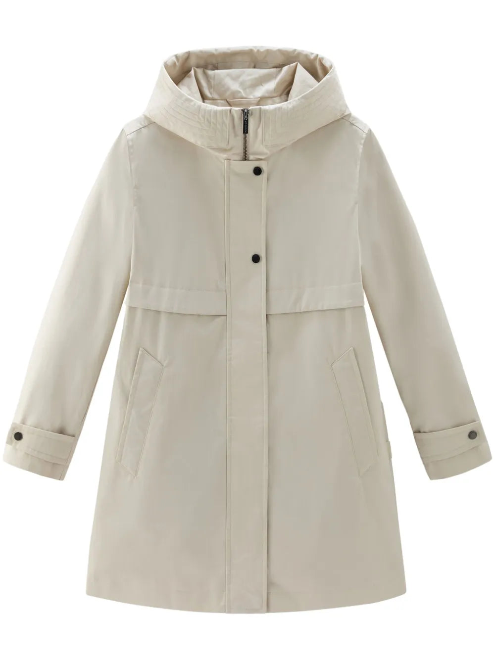 Cotton Hooded Parka Coat