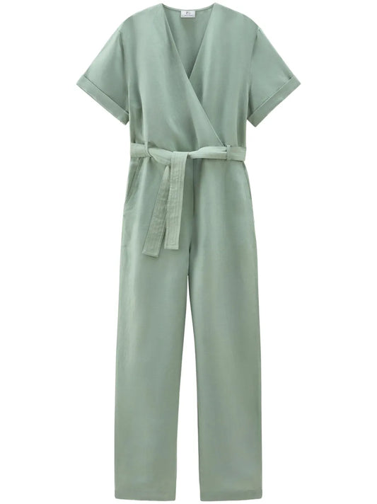 Belted Wrap Jumpsuit