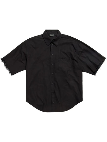 Distressed Cotton Shirt