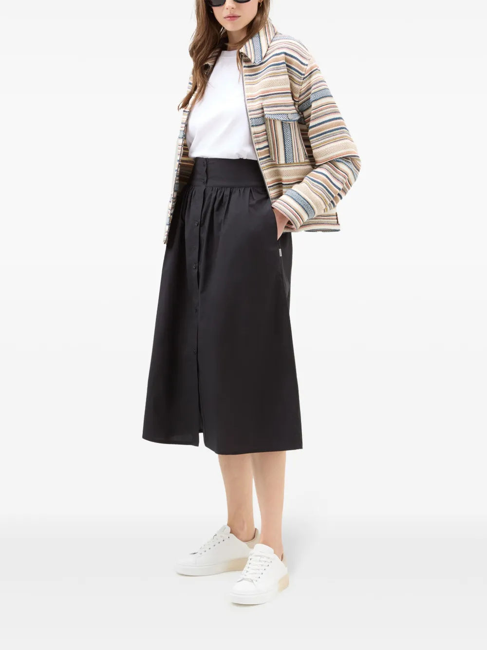 A-Line Cotton Skirt