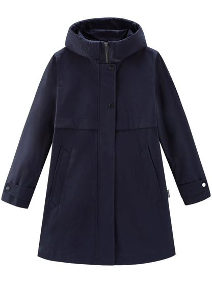 Cotton Hooded Parka Coat