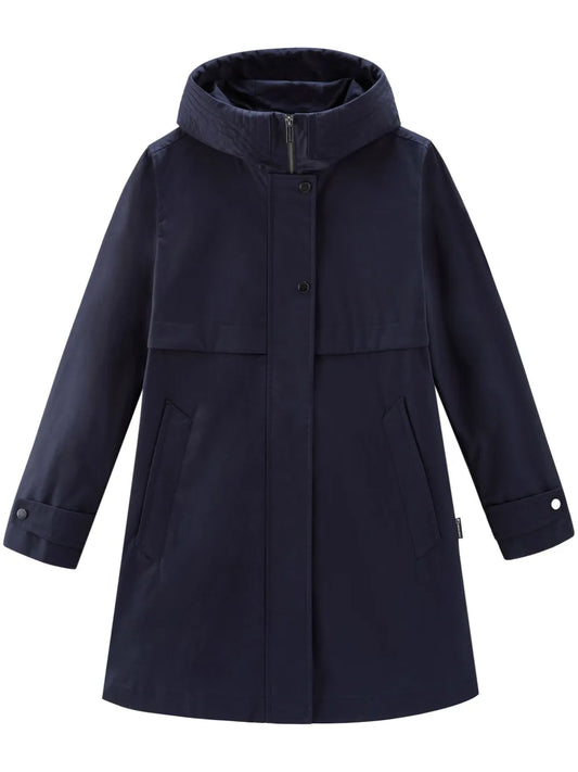 Cotton Hooded Parka Coat