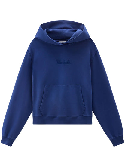 Logo-Embroidered Cotton Hoodie