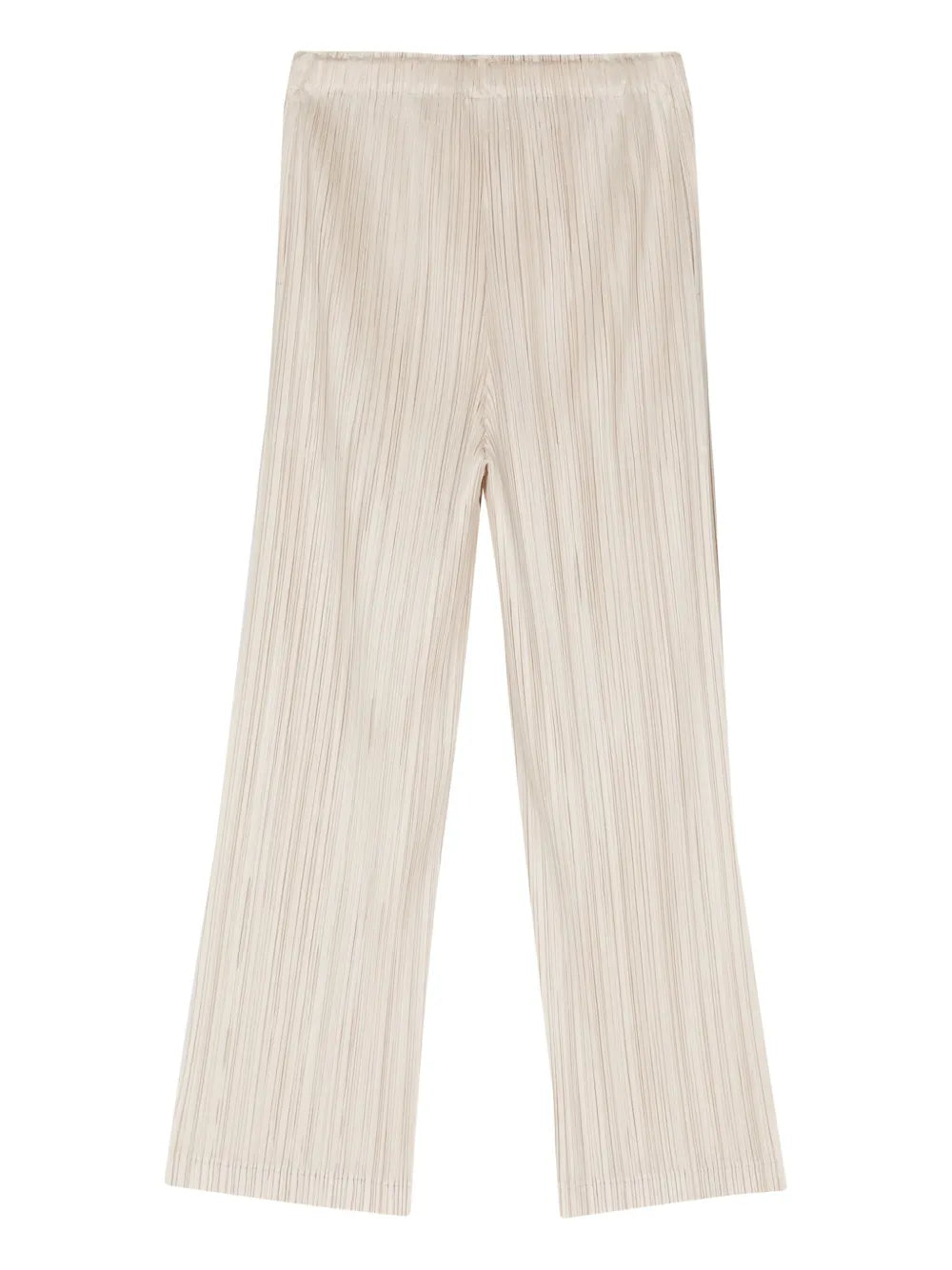Plissé Straight-Leg Trousers