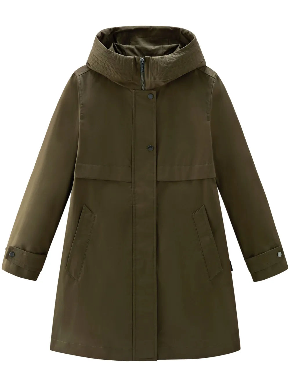 Cotton Hooded Parka Coat