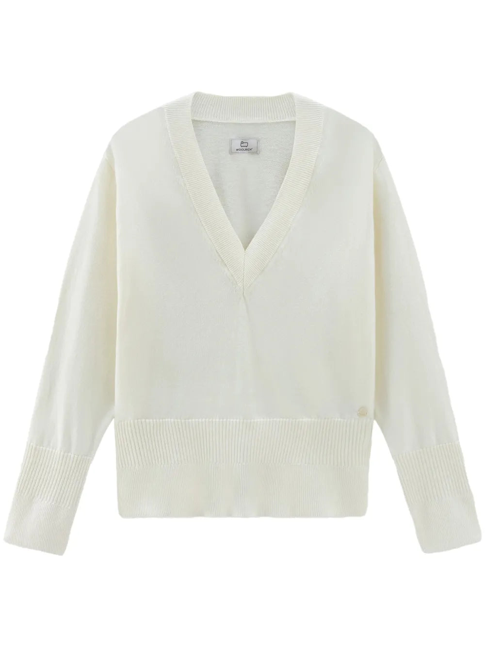 V-Neck Cotton-Cashmere Jumper