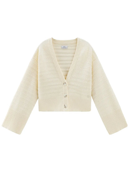 Striped Cotton Cardigan