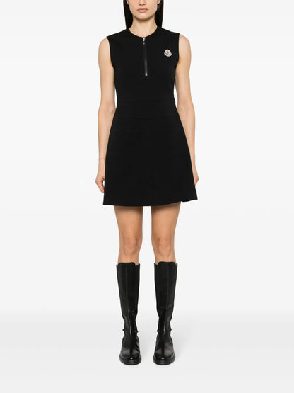Logo-Patch Jersey Mini Dress