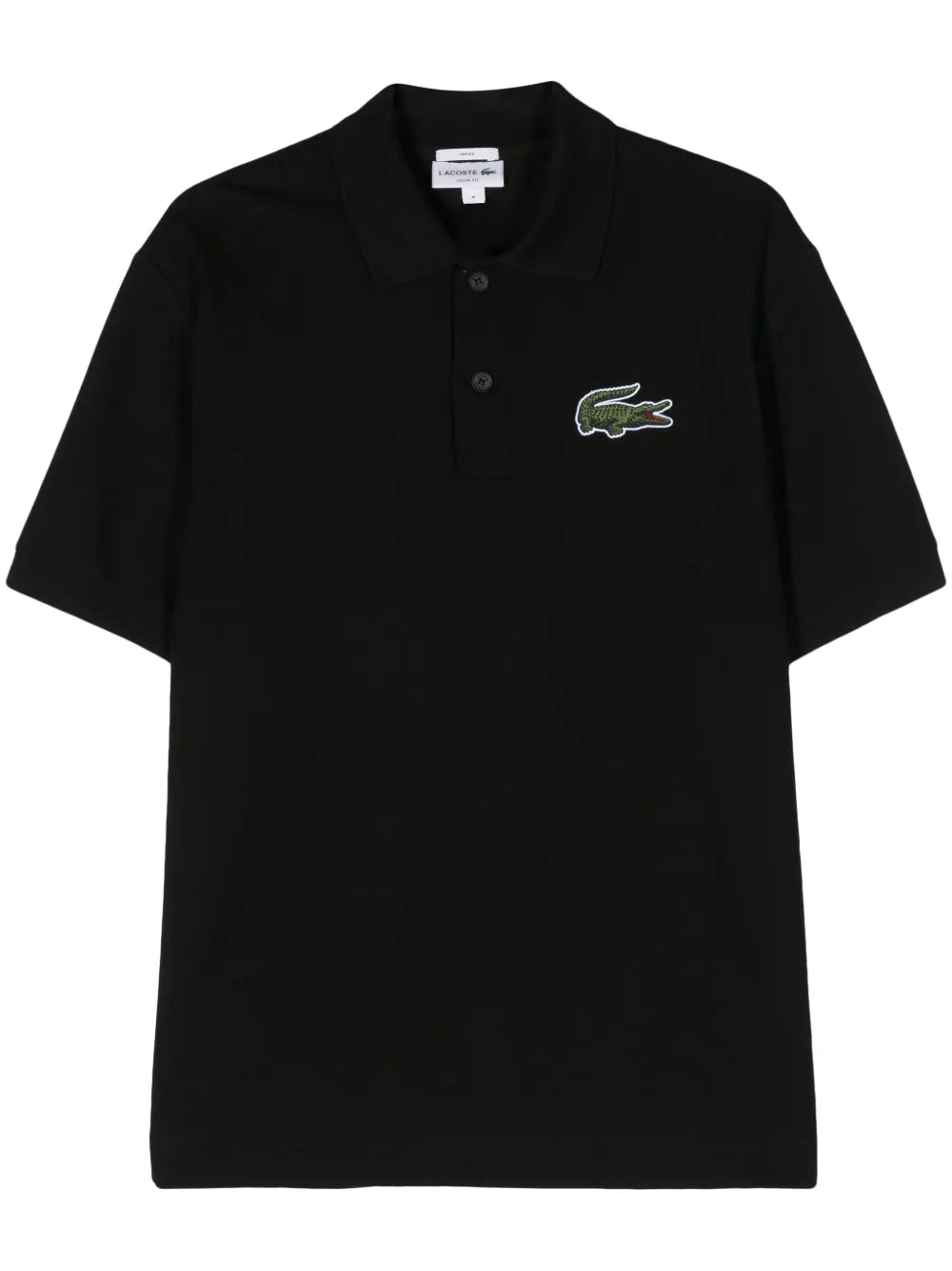 Logo-Patch Cotton Polo Shirt