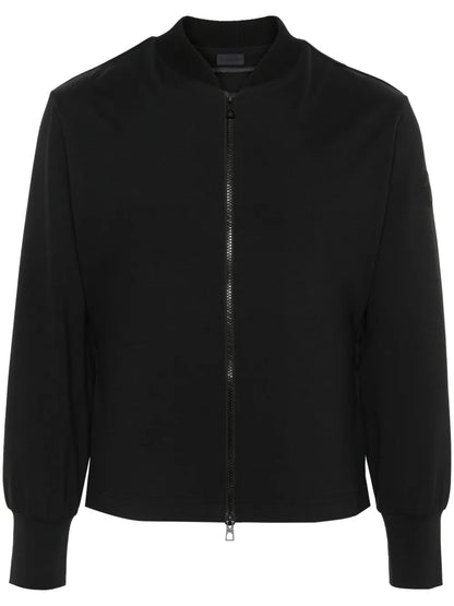 Logo-Appliqué Bomber Jacket