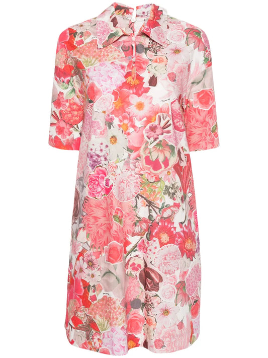 Kleid Floral-Print Cotton Dress