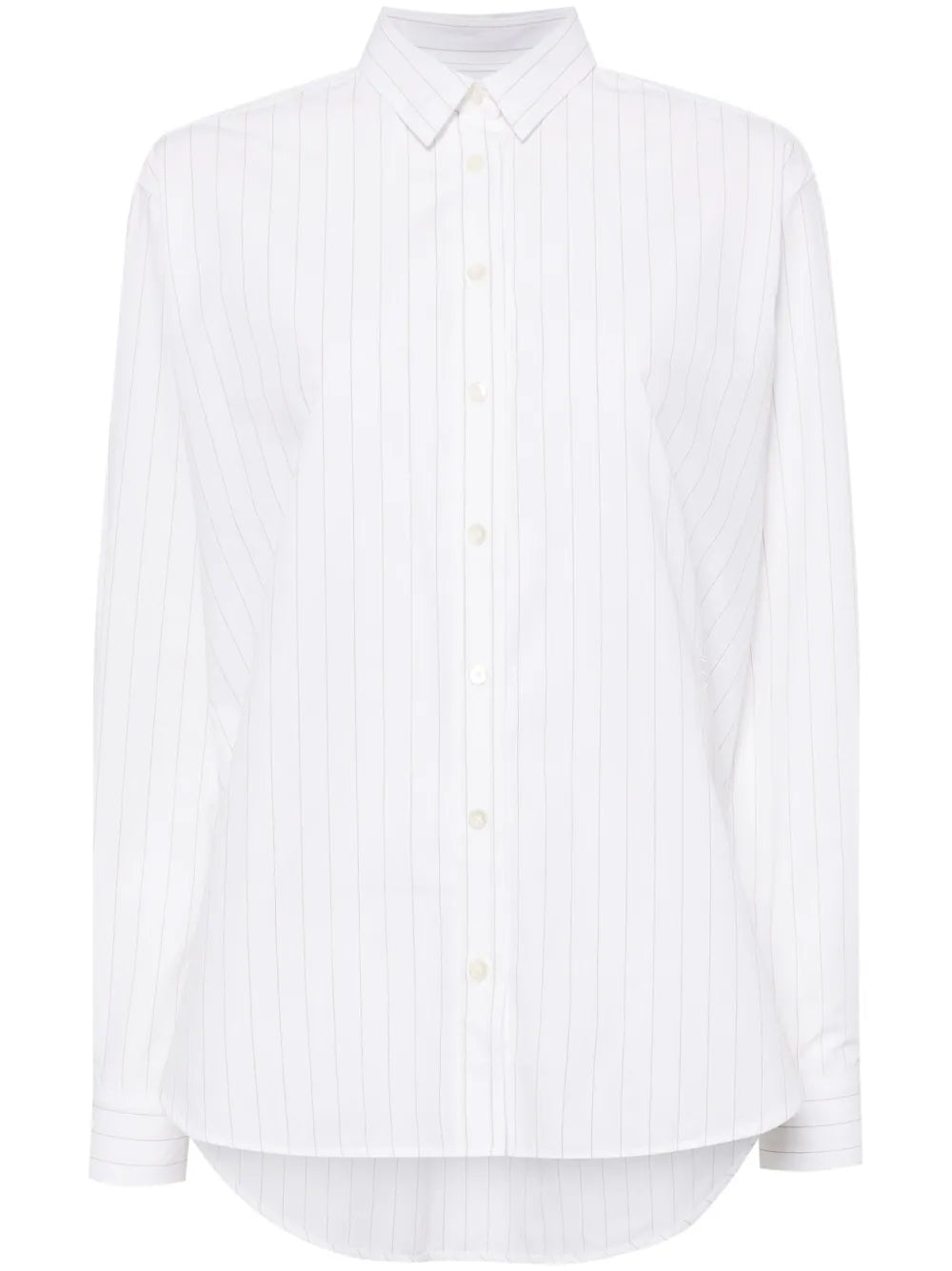 Pinstripe-Print Cotton Shirt