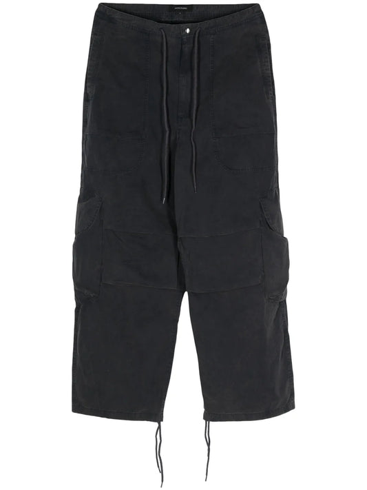 High-Waist Straight-Leg Trousers