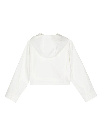 Detachable-Hood Cargo Jacket