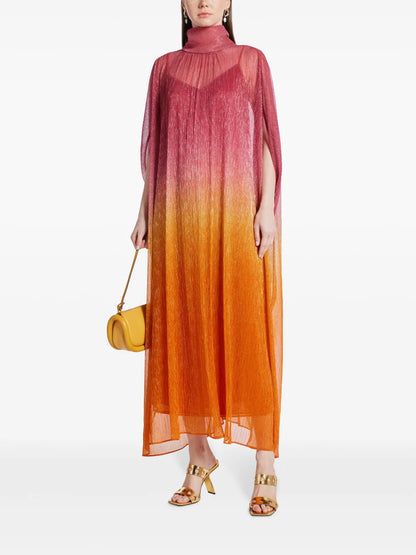 Gradient-Effect Kaftan Dress