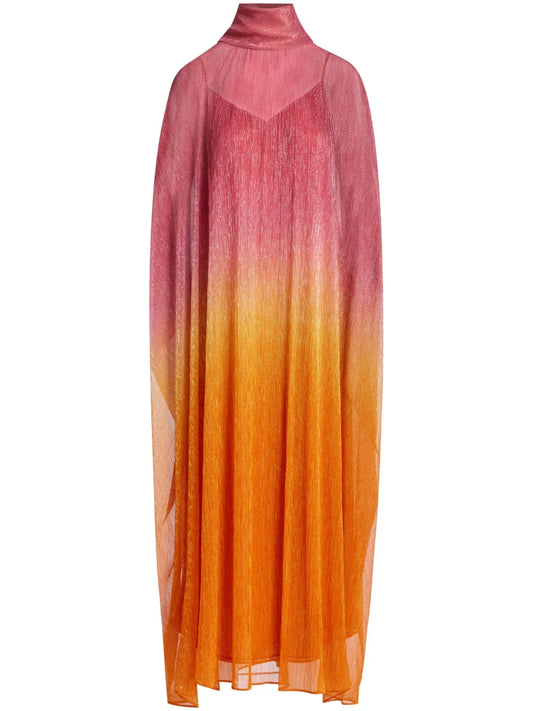 Gradient-Effect Kaftan Dress