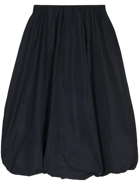 Flora High-Waisted Puffball Midi Skirt