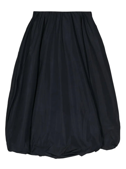 Flora High-Waisted Puffball Midi Skirt