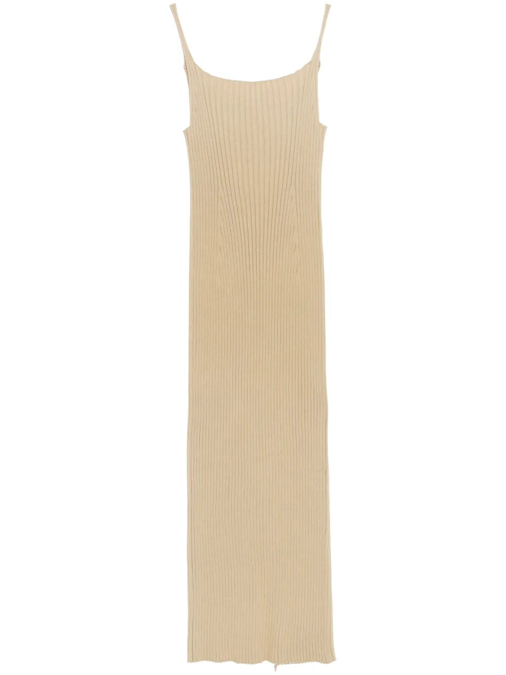 Ribbed-Knit Midi Dress