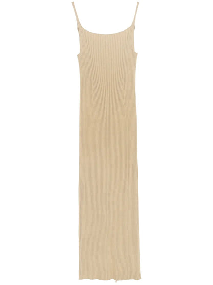 Ribbed-Knit Midi Dress
