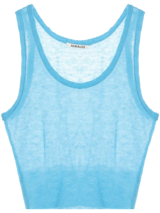 Sheer Knitted Tank Top