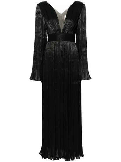 Eva Plissé Maxi Dress