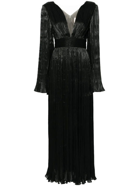 Eva Plissé Maxi Dress