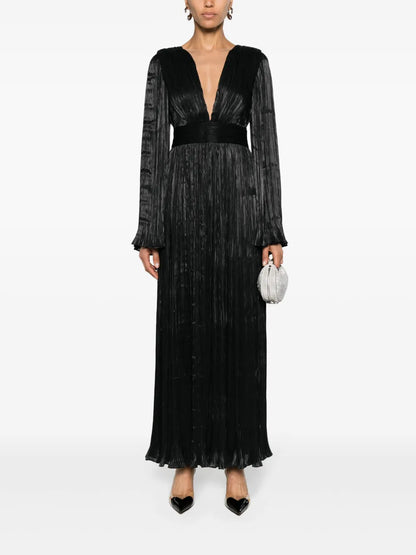 Eva Plissé Maxi Dress