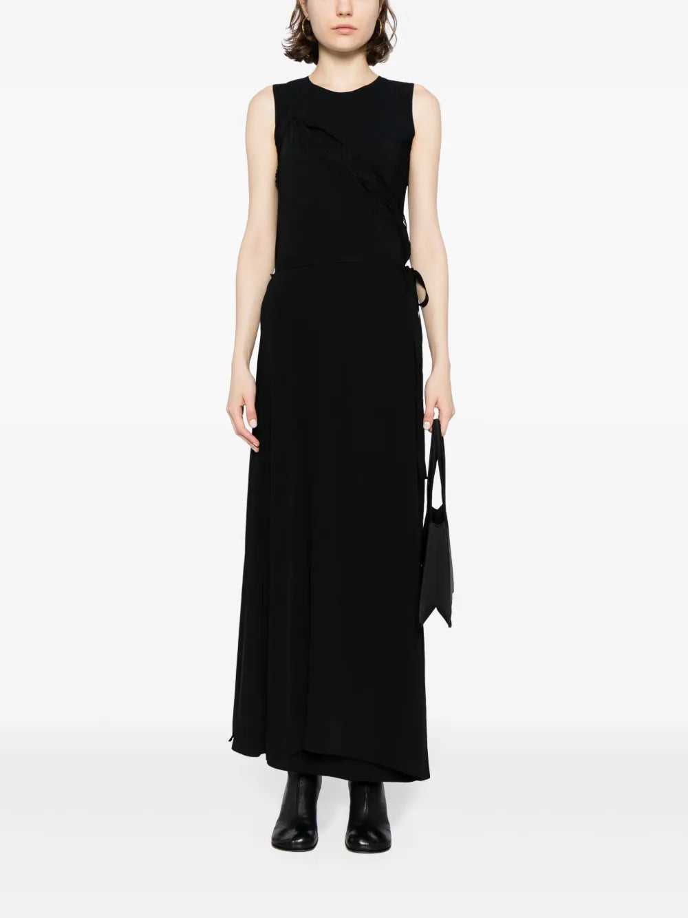 Lace-Detail Maxi Dress