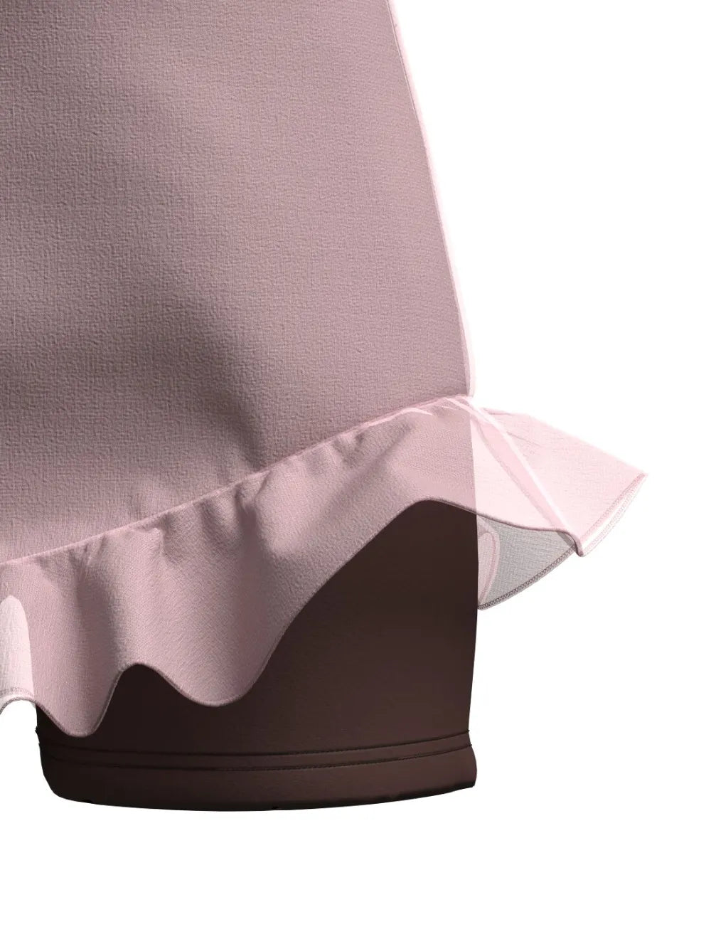 Tonia Ruffled Layered Skorts