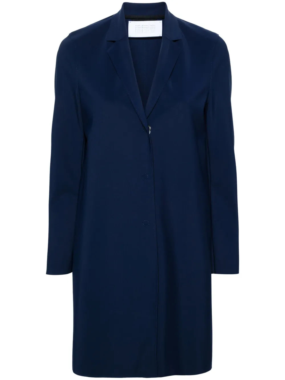 Single-Breasted Scuba Coat