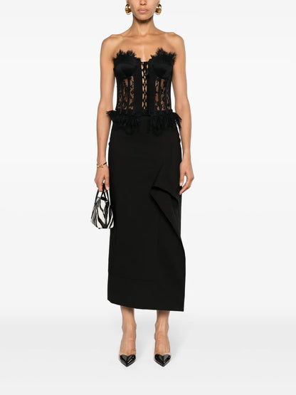 Satine Pencil Midi Skirt