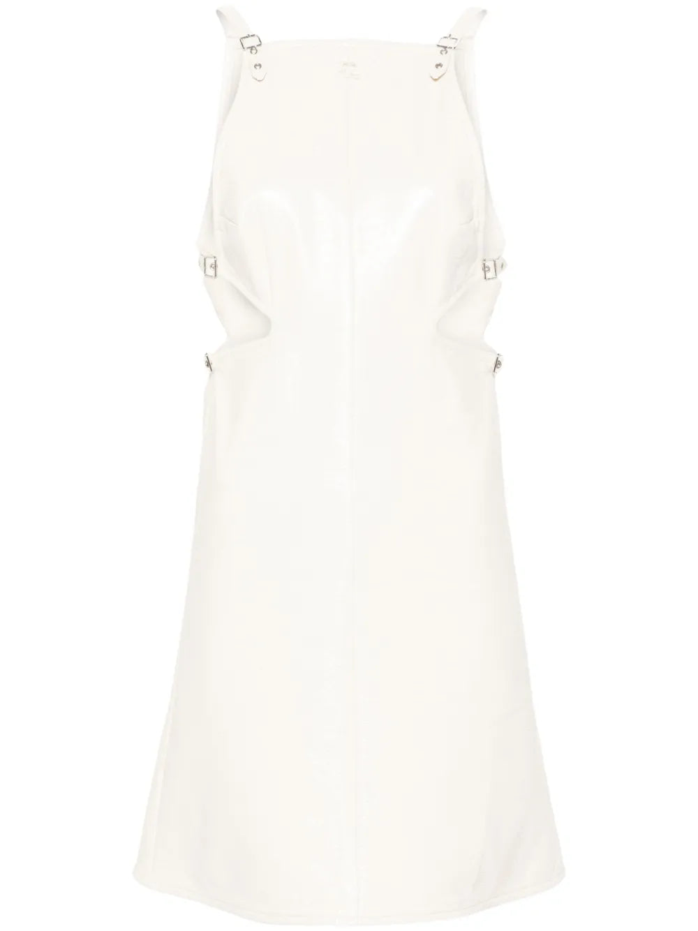 Slash Buckle Sleeveless Minidress