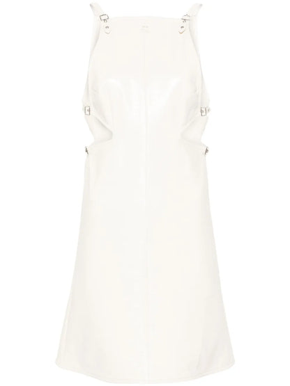 Slash Buckle Sleeveless Minidress