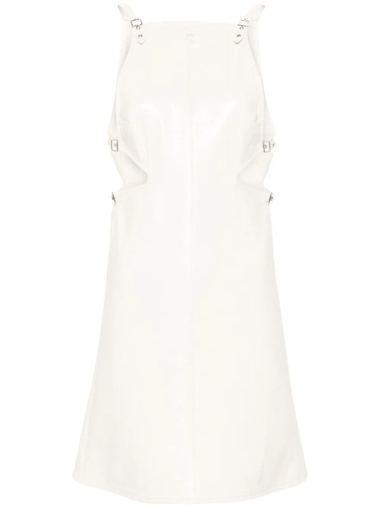 Slash Buckle Sleeveless Minidress