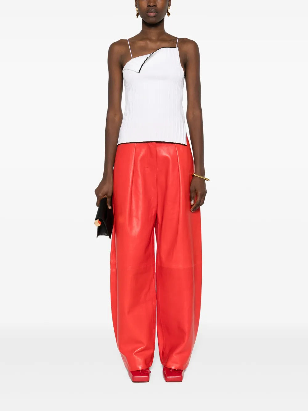 Plissé-Effect Top