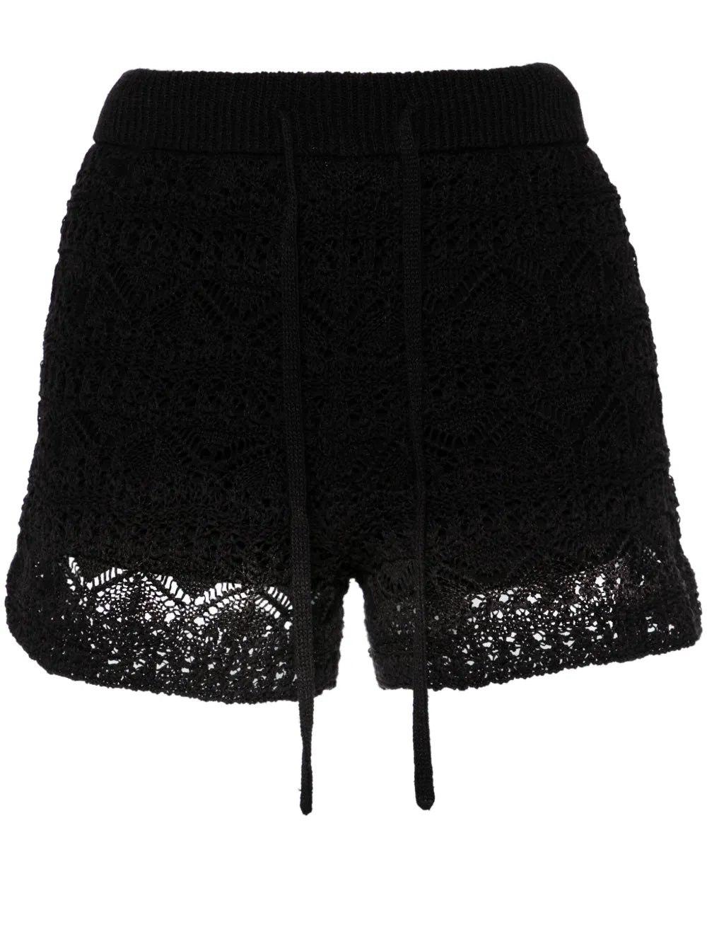 Loreen Crochet-Knit Shorts