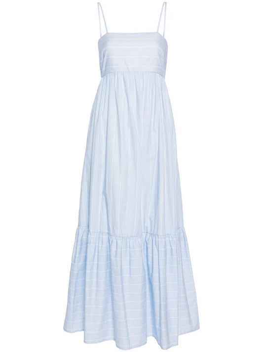Oval T Logo-Print Cotton Dress