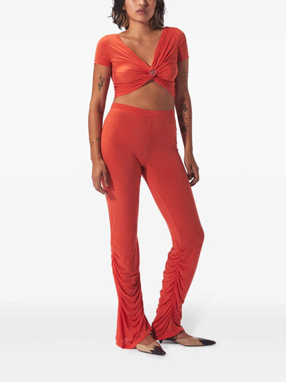The Ruched High-Waisted Leggings