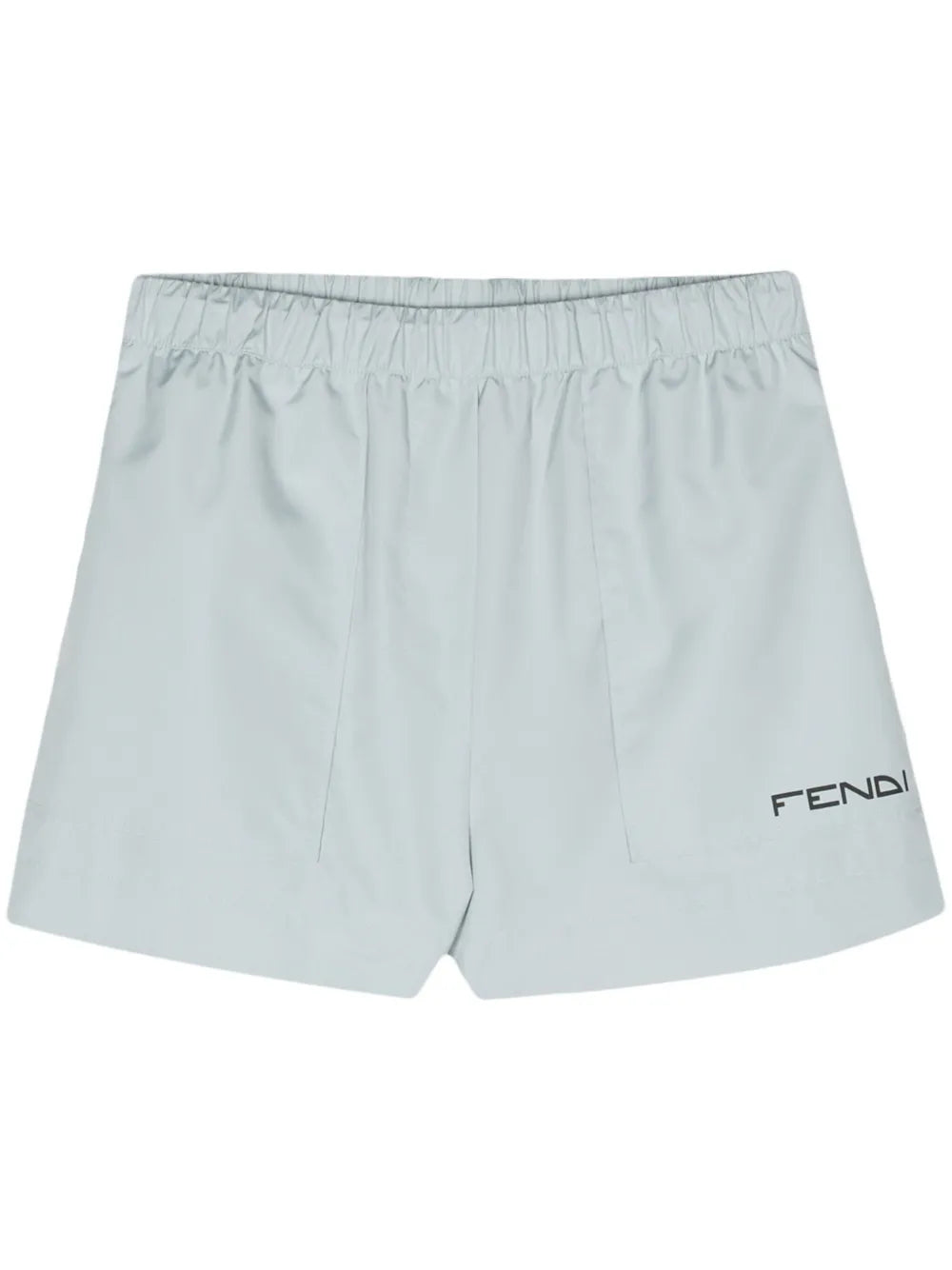 Elasticated-Waistband Shorts