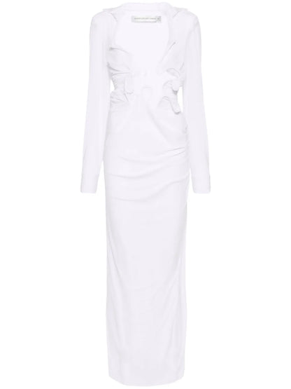 Venus Plunging Maxi Dress