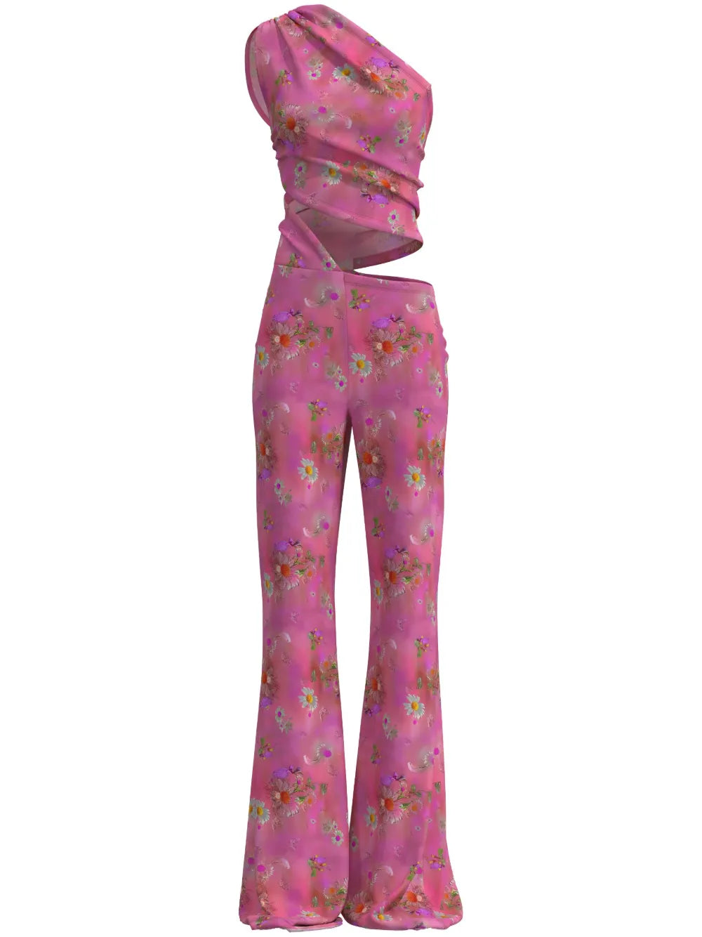Glam Sere Floral-Print Jumpsuit