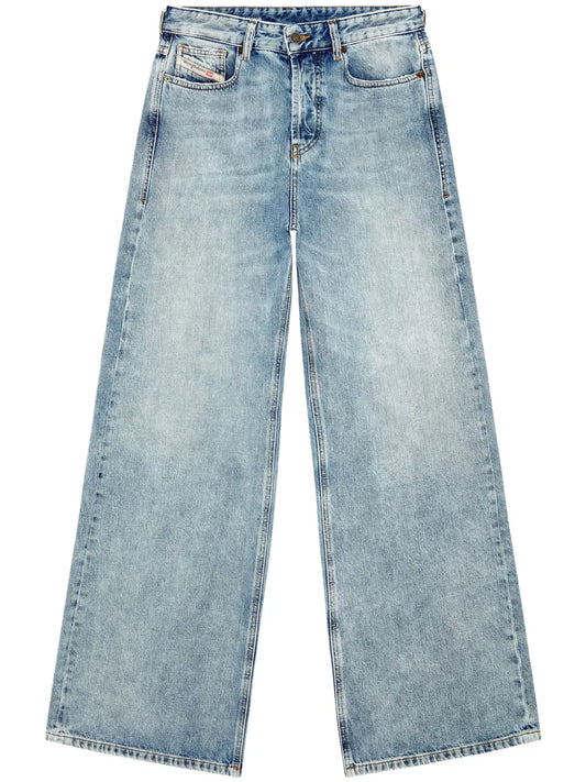 1996 D-Sire 09H57 Mid-Rise Wide-Leg Jeans