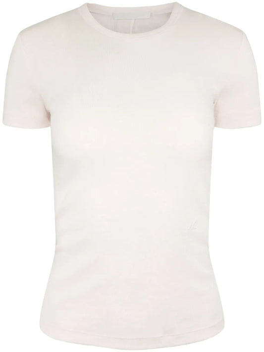 Shrunken Ribbed-Knit Top