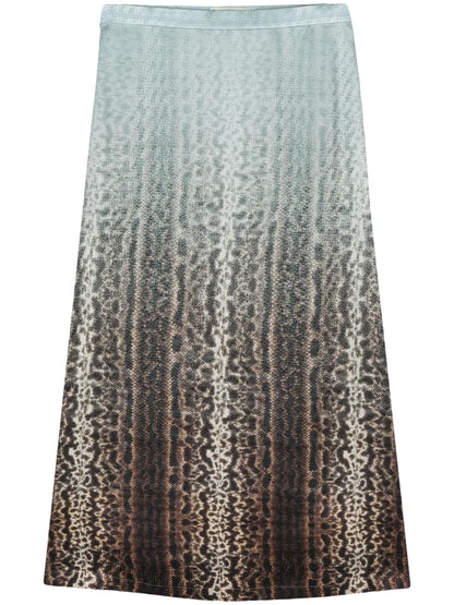 Ff Silk Pencil Skirt