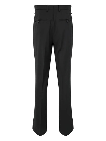 Straight-Leg Virgin Wool Trousers