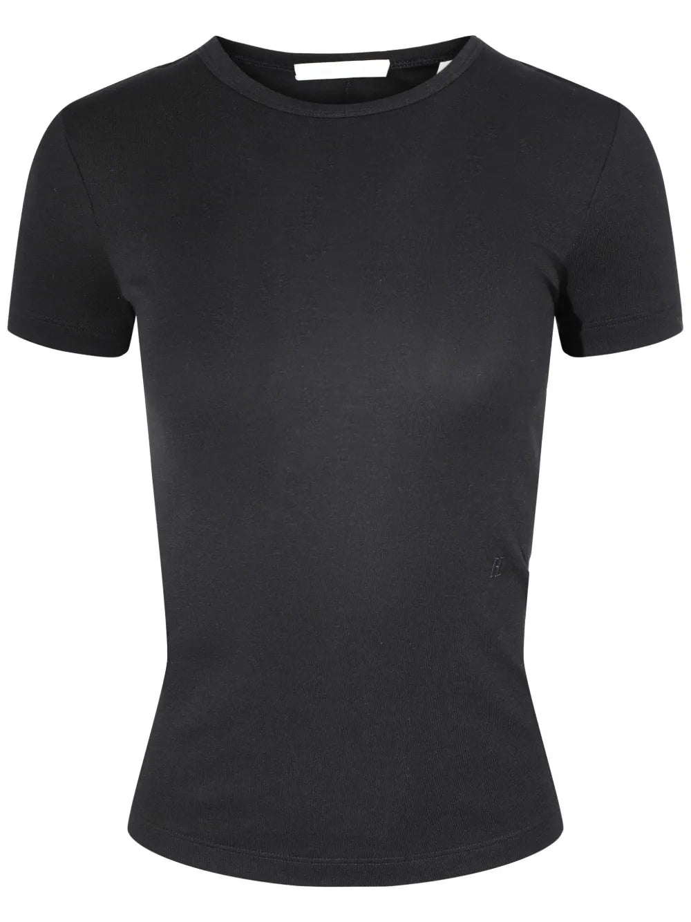 Shrunken Ribbed-Knit Top